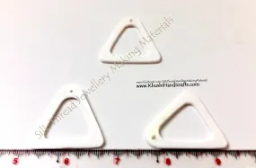 Triangular Pendant Bases.Pack of 10 pieces!