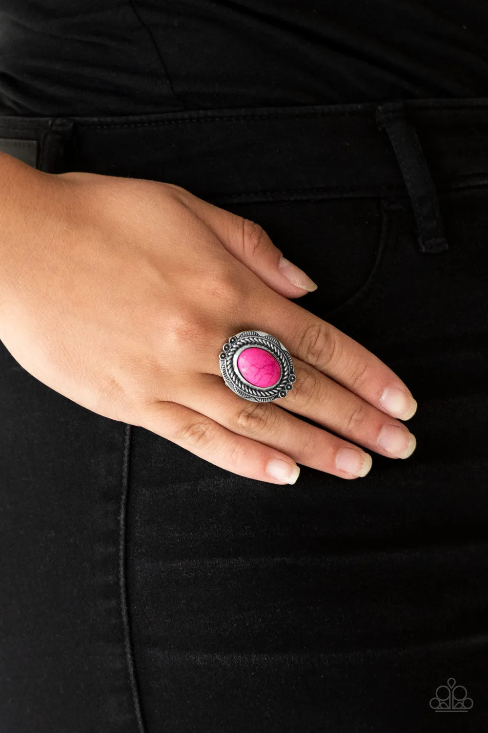 Tumblin Tumbleweeds - Pink Paparazzi Ring