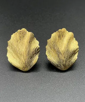 【USA輸入】 ヴィンテージ TRIFARI ペタル イヤリング/Vintage TRIFARI Petal Clip On Earrings