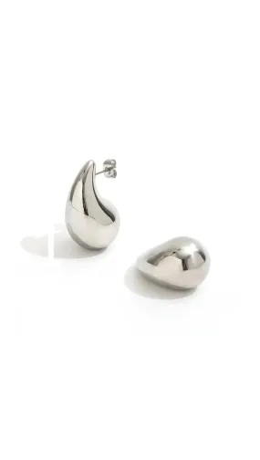 VDV x Zepplin Signature Drop Earrings - Silver