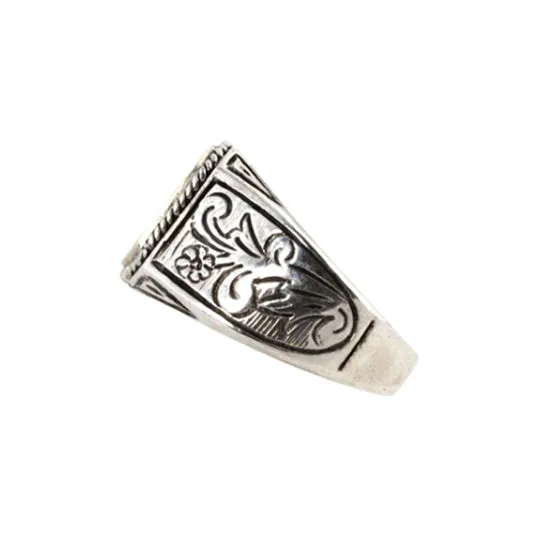 Vessel of Athens Silver & Gold Ring