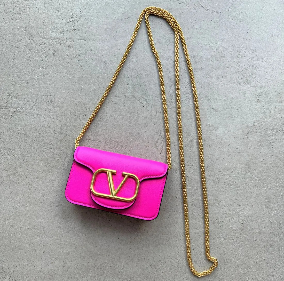 Vlogo Loco Micro Shoulder Bag, PP Pink